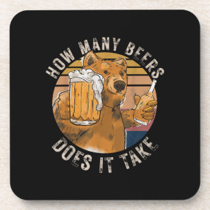 Posavasos Gracioso ¿Cuántas Cervezas Se Toma?