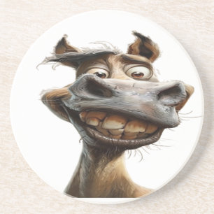 Posavasos Gracioso diseño de arte burro