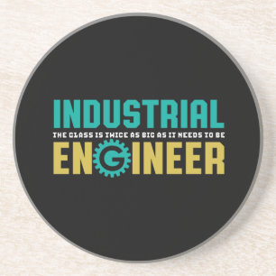 Posavasos Gracioso ingeniero griego estudiante de ingenierí