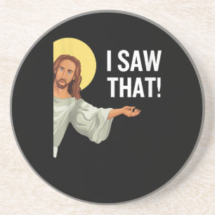 Posavasos Gracioso Jesús Meme Vi Que La Cita Cristiana Es Di