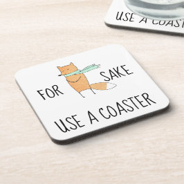 Posavasos Gracioso para Fox Sake Use una montaña rusa