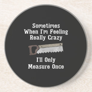 Posavasos Gracioso regalo de carpintero de madera