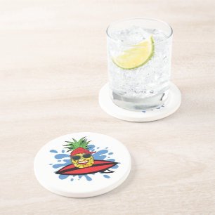 Posavasos Gracioso Surfing Pineapple