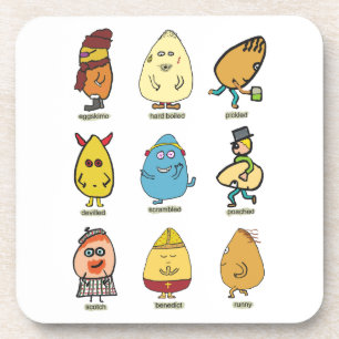 Posavasos Graciosos Huevos