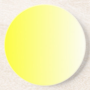 Posavasos Gradiente de Amarillo a Blanco