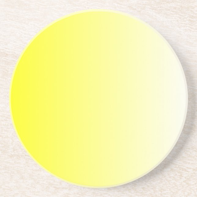 Posavasos Gradiente de Amarillo a Blanco (Frente)