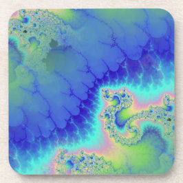 Posavasos Gradiente fractal de línea costera