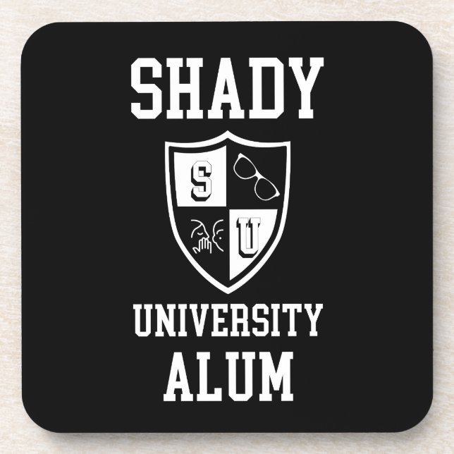 Posavasos Grado de chismes de Shady University Alum (Frente)