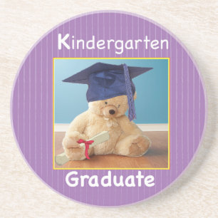 Posavasos Graduación de jardín de infancia Teddy Bear sobre