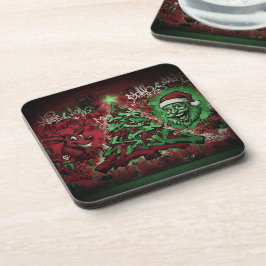 Posavasos Graffiti Christmas Plastic Coasters Set 6