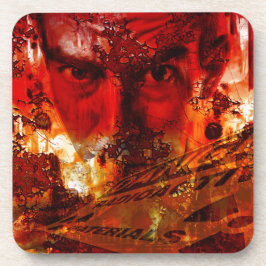 Posavasos Graffiti de cara roja