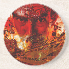 Posavasos Graffiti de cara roja