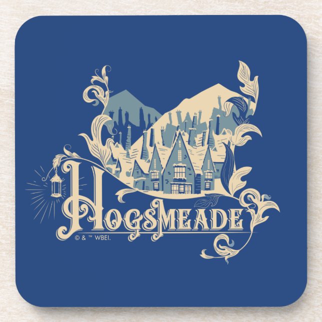 Posavasos Gráfica de aldeas de vintage HOGSMEADE™ (Frente)