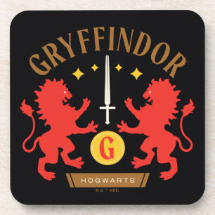 Posavasos Gráfica de doble león de la casa GRYFFINDOR™