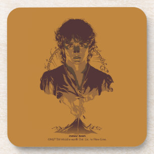 Posavasos Gráfica de la inscripción Tengwar de FRODO™ MOUNT