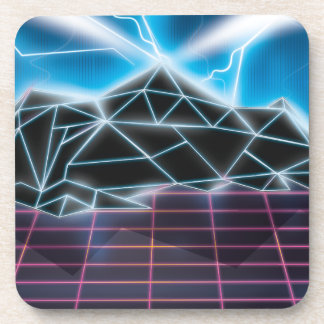 Posavasos gráfica de videojuego retro de los 80