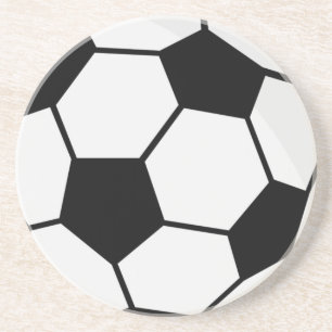 Posavasos Gráfico clásico de balón de fútbol para fanáticos