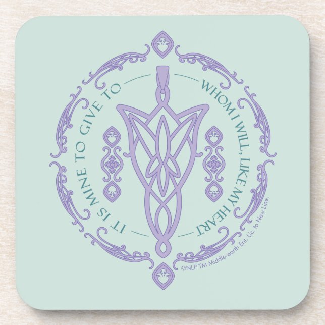 Posavasos Gráfico de cita de ARWEN™ Evenstar (Frente)