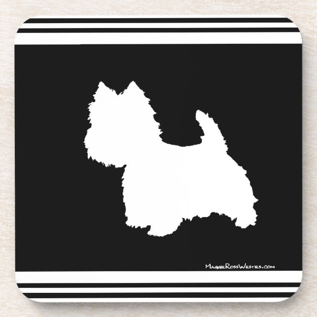 Posavasos Gráfico negro (Frente)