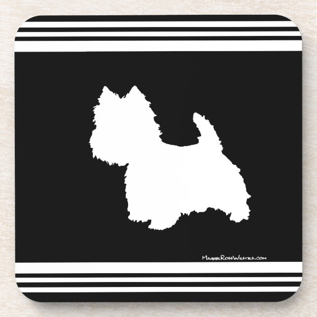 Posavasos Gráfico negro (Frente)