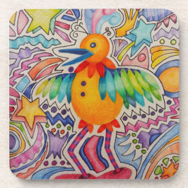 Posavasos Gran Ave Amarillo