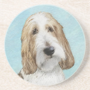 Posavasos Gran Basset Griffon Vendeen - Arte Perro Original