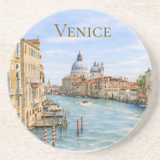Posavasos Gran Canal de Venecia Acuarela