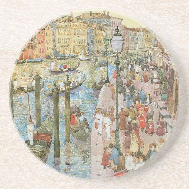 Posavasos Gran Canal de Venecia, por Maurice Prendergast (Frente)