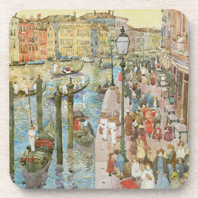 Posavasos Gran Canal de Venecia, por Maurice Prendergast (Frente)