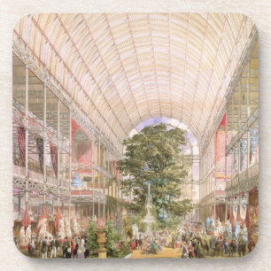 Posavasos Gran exposición de 1851. Decoración del transe