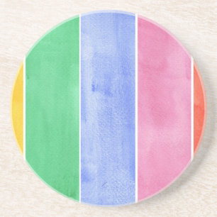 Posavasos gran fondo de la acuarela - pinturas 4 de la