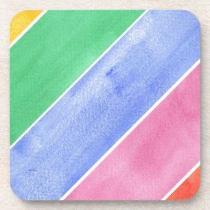 Posavasos gran fondo de la acuarela - pinturas 4 de la