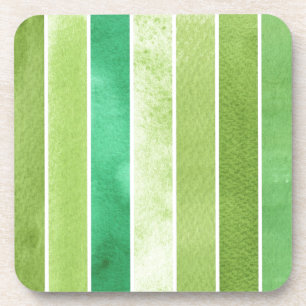 Posavasos gran fondo verde de la acuarela - acuarela