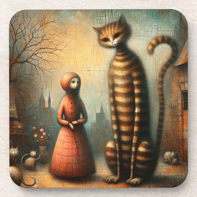 Posavasos Gran gato (Frente)