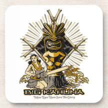 Gran Kahuna Tiki Hula Pinup Chica