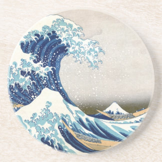 Posavasos Gran ola del Bella Artes Kanagawa Hokusai