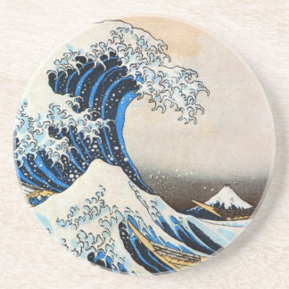 Posavasos Gran ola, Hokusai, Ukiyo-e