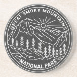 Posavasos  Gran Parque Nacional Monoline Monoline<br><div class="desc">Gran diseño de monolina de las Montañas Smoky. El parque abarca exuberantes bosques y una abundancia de flores silvestres que florecen todo el año.</div>