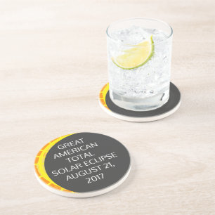 Posavasos Gran personalizable estadounidense de eclipse sola