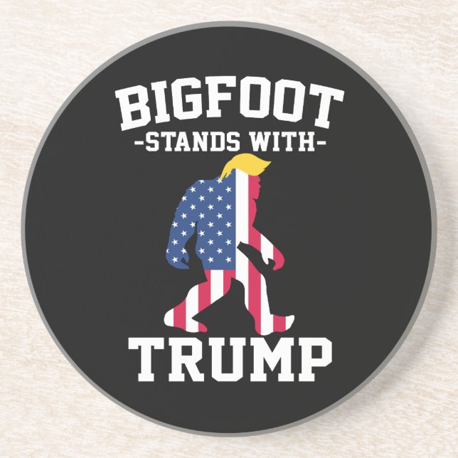 Posavasos Gran pie de página con las elecciones de Trump de  (Frente)