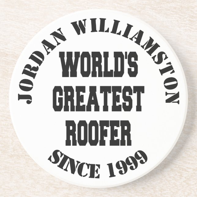 Posavasos Gran techo del mundo (Frente)