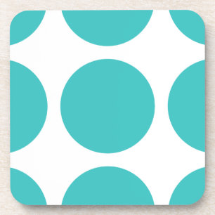 Posavasos Grandes montañas de puntos de polka