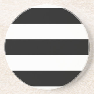 Posavasos grandes rayas negras
