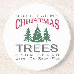 POSAVASOS GRANJA DE ÁRBOL DE NAVIDAD