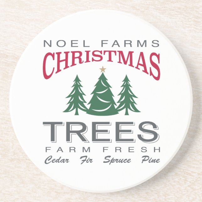 POSAVASOS GRANJA DE ÁRBOL DE NAVIDAD (Frente)