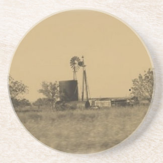 Posavasos granja del oeste vieja