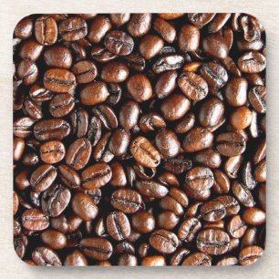 Posavasos Granos de café tostados oscuros