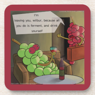 Posavasos Grape Divorces Funny