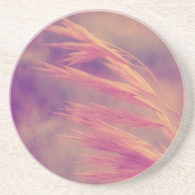 Posavasos Grass Seed Purple Haze Digital Art (Frente)