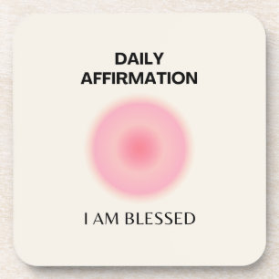 Posavasos Gratitud Daily Affirmation Positive Spiritual